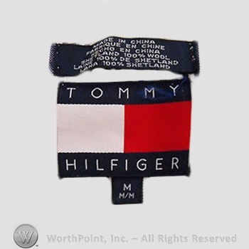 Clothing label : Tommy Hilfiger.