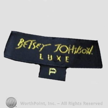 Clothing label : Betsey Johnson.