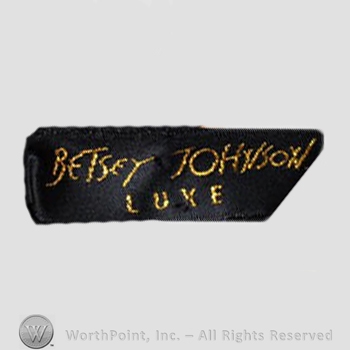Clothing label : Betsey Johnson.