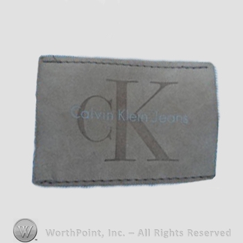 Clothing label : Calvin Klein.