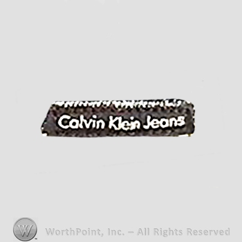 Clothing label : Calvin Klein.