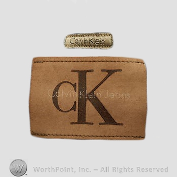 Clothing label : Calvin Klein.