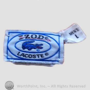 Clothing label : LaCoste.