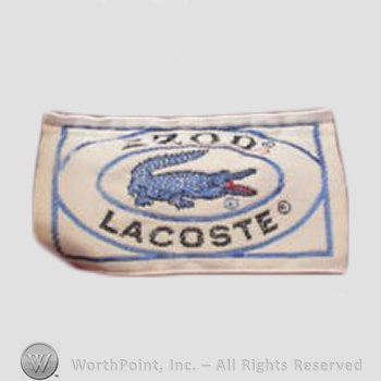 Clothing label : LaCoste.