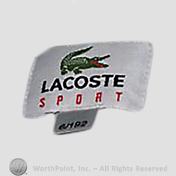 Clothing label : LaCoste.