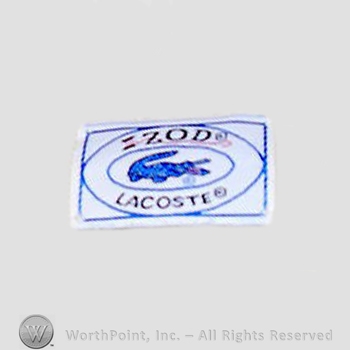 Clothing label : LaCoste.