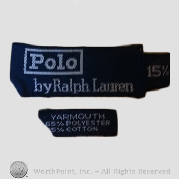 Clothing label : Ralph Lauren.
