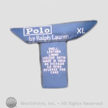 Clothing label : Ralph Lauren.