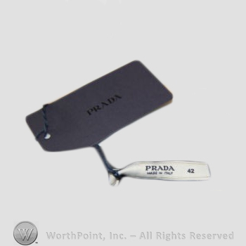 Clothing label : Prada.