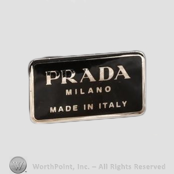 Clothing label : Prada.