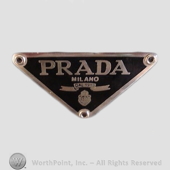 Clothing label : Prada.