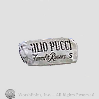 Clothing label : Emilio Pucci.
