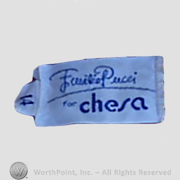 Clothing label : Emilio Pucci.