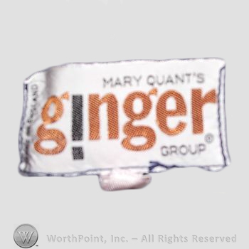 Clothing label : Mary Quant.