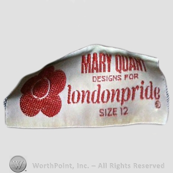 Clothing label : Mary Quant.
