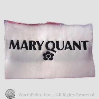 Clothing label : Mary Quant.