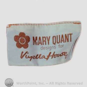 Clothing label : Mary Quant.