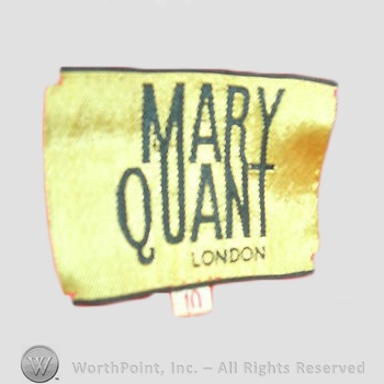 Clothing label : Mary Quant.