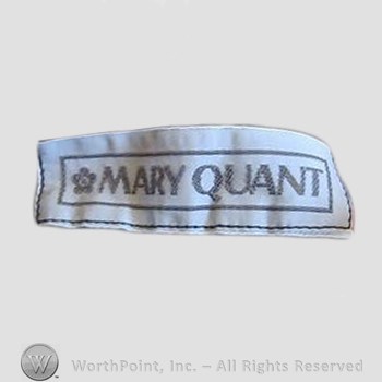 Clothing label : Mary Quant.