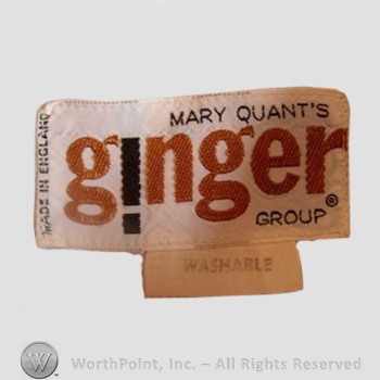 Clothing label : Mary Quant.