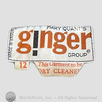 Clothing label : Mary Quant.