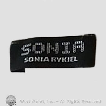 Clothing label : Sonia Rykiel.