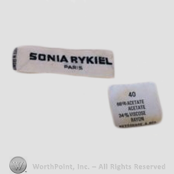 Clothing label : Sonia Rykiel.