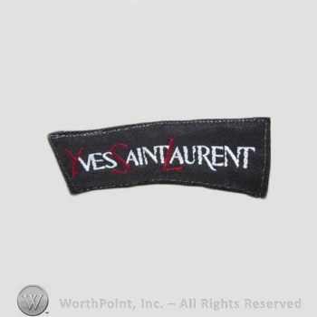 Clothing label : Yves Saint Laurent.
