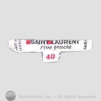 Clothing label : Yves Saint Laurent.