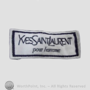 Clothing label : Yves Saint Laurent.