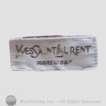 Clothing label : Yves Saint Laurent.