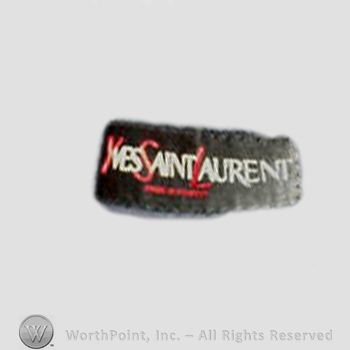 Clothing label : Yves Saint Laurent.
