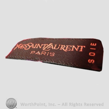 Clothing label : Yves Saint Laurent.