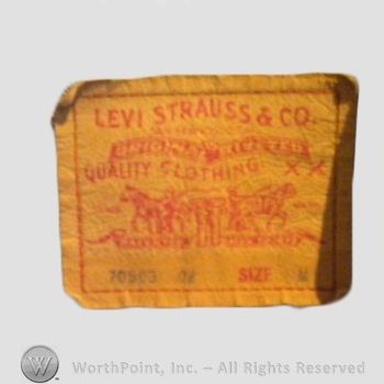 Clothing label : Levi Strauss.