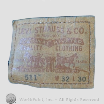 Clothing label : Levi Strauss.