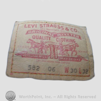 Clothing label : Levi Strauss.