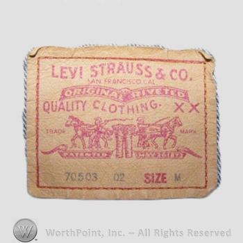 Clothing label : Levi Strauss.