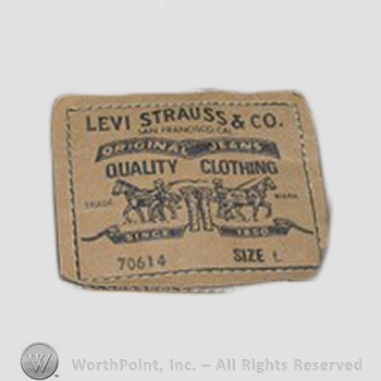 Clothing label : Levi Strauss.
