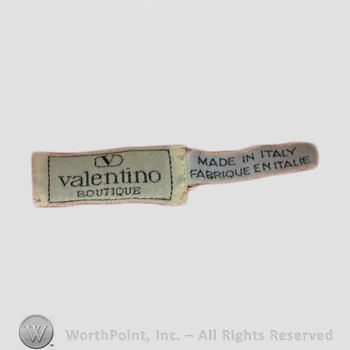 Clothing label : Valentino.