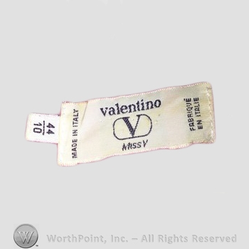 Clothing label : Valentino.