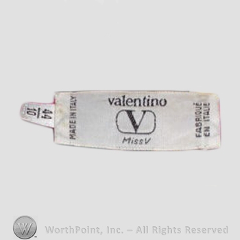 Clothing label : Valentino.