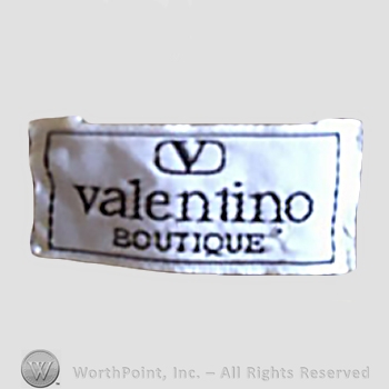 Clothing label : Valentino.