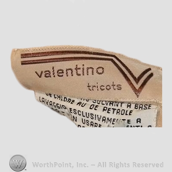 Clothing label : Valentino.