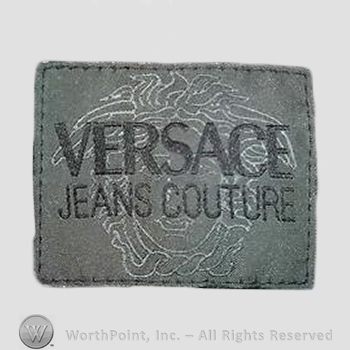Clothing label : Versace.