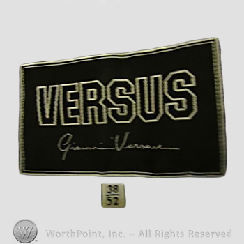 Clothing label : Versace.