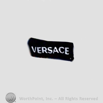Clothing label : Versace.