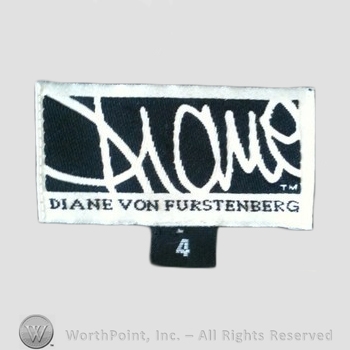 Clothing label : Diane von Furstenberg.