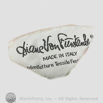 Clothing label : Diane von Furstenberg.