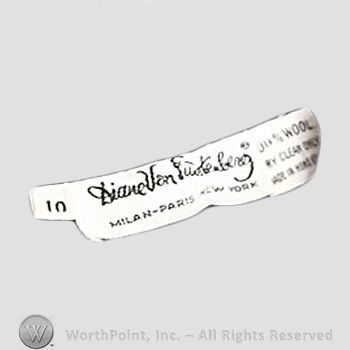 Clothing label : Diane von Furstenberg.