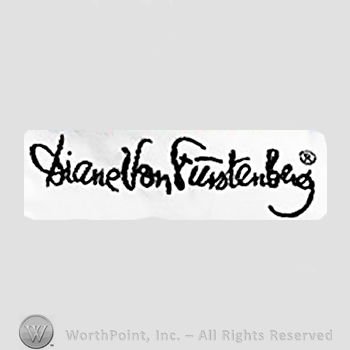 Clothing label : Diane von Furstenberg.